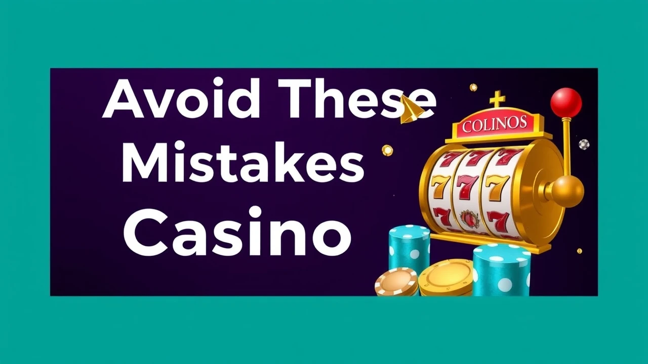 Avoid These Common Mistakes When Playing Casino Slots